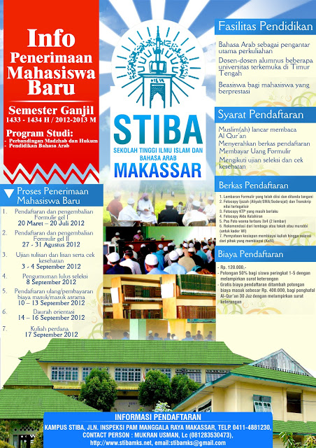 Pendaftaran Mahasiswa Baru STIBA Ditutup