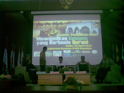 Ketua STIBA Jadi Narasumber Seminar Pendidikan Islami di Kampus II UIN Alauddin