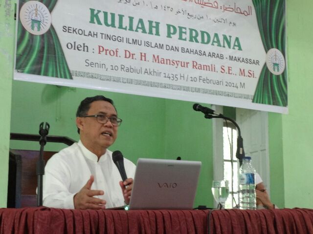 Kuliah Perdana STIBA Makassar Hadirkan Ketua BAN-PT sebagai Narasumber