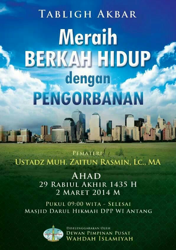 Ustadz Zaitun: Jadilah Singa-singa Bersayap