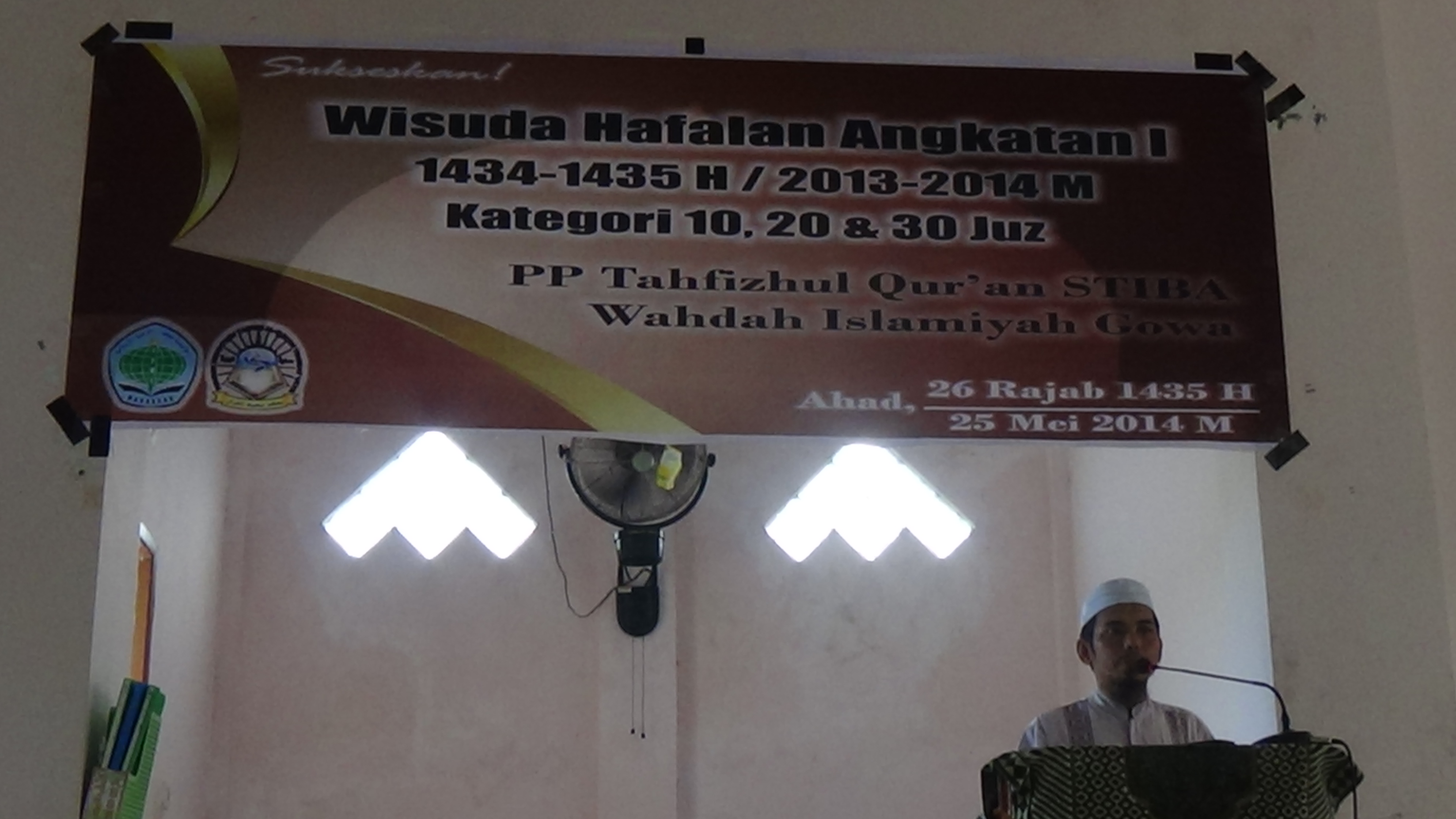 KETUA STIBA HADIRI WISUDA HAFALAN ANGKATAN I PP. TAHFIZH STIBA BONTO BADDO