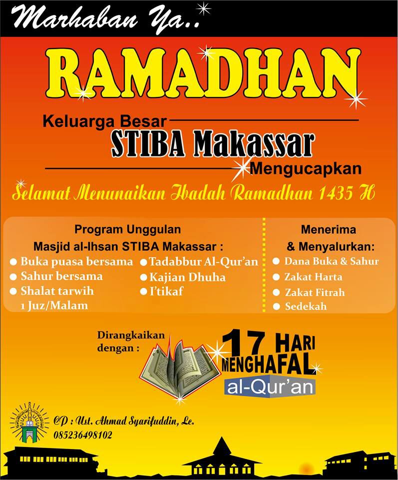 PENGUMUMAN PESERTA 17 HARI MENGHAFAL AL-QUR’AN YANG LULUS TES