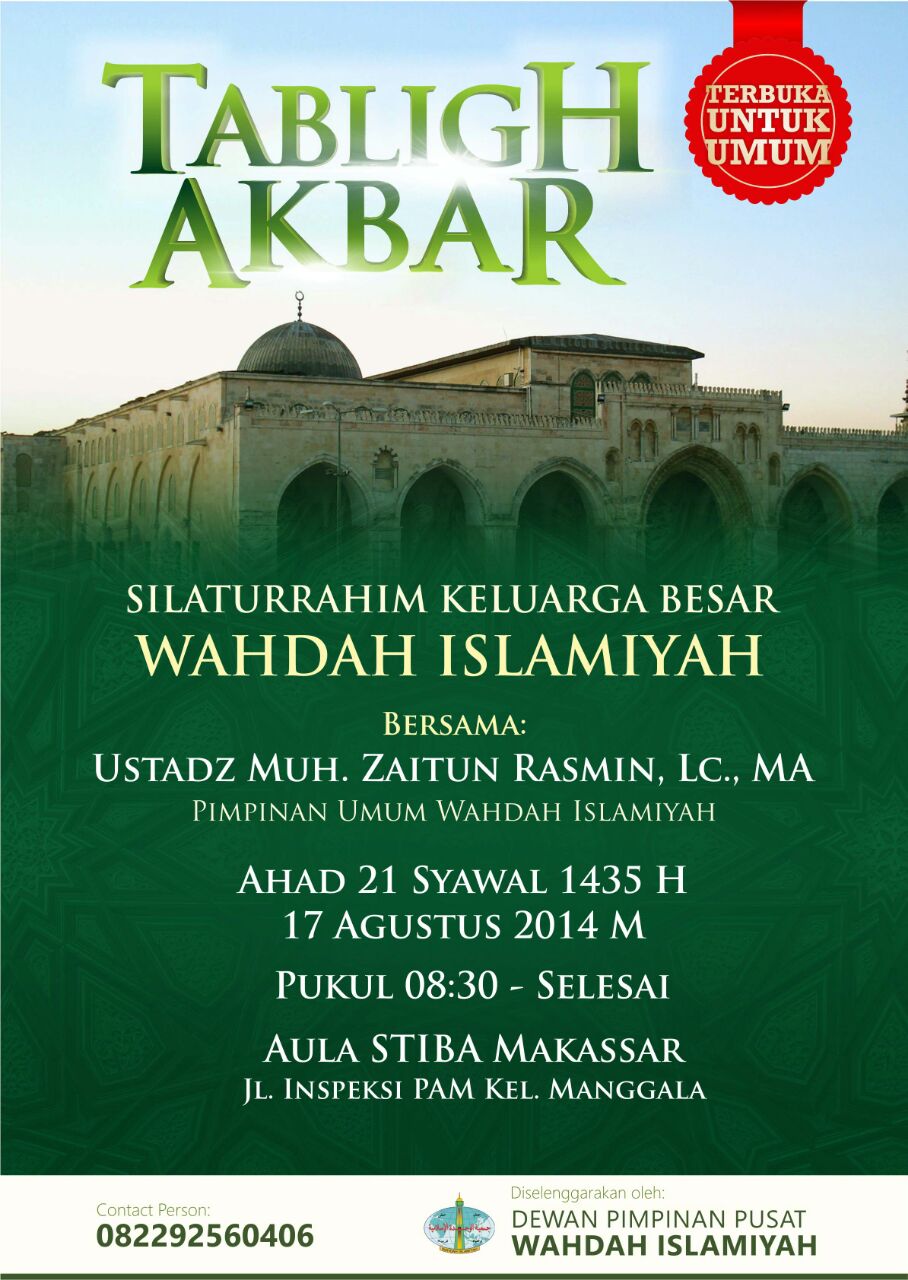 Undangan Mengikuti Tabligh Akbar