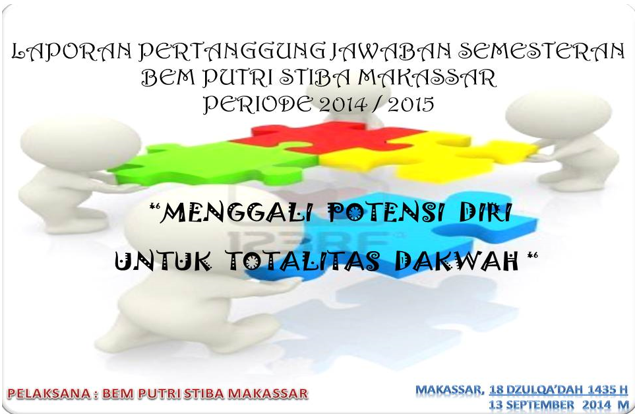LPj Semesteran BEM Putri STIBA Makassar Periode 1435-1436 H/2014-2015 M