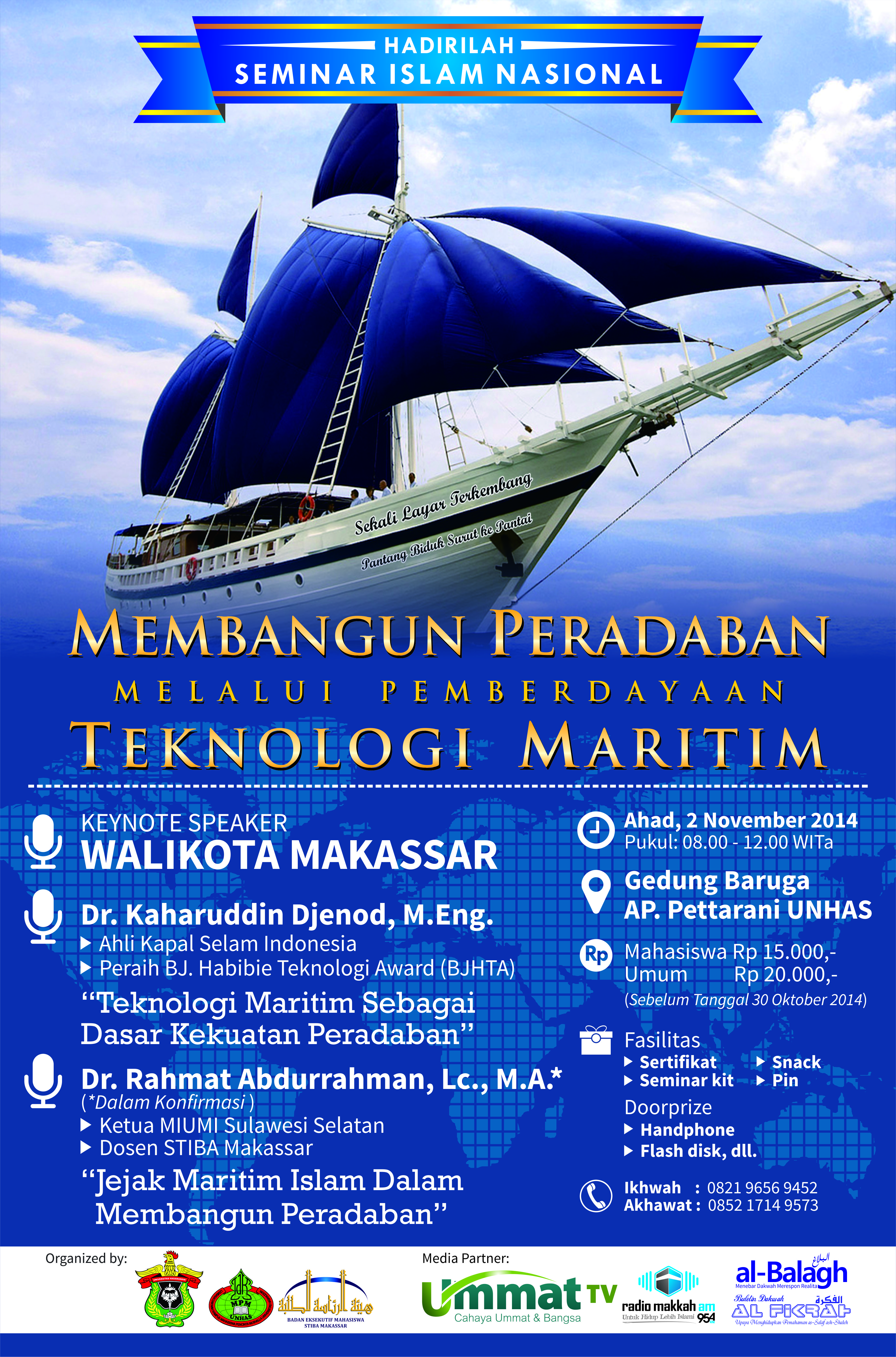 Adakan Seminar Maritim, BEM STIBA Hadirkan Pakar Kapal Selam