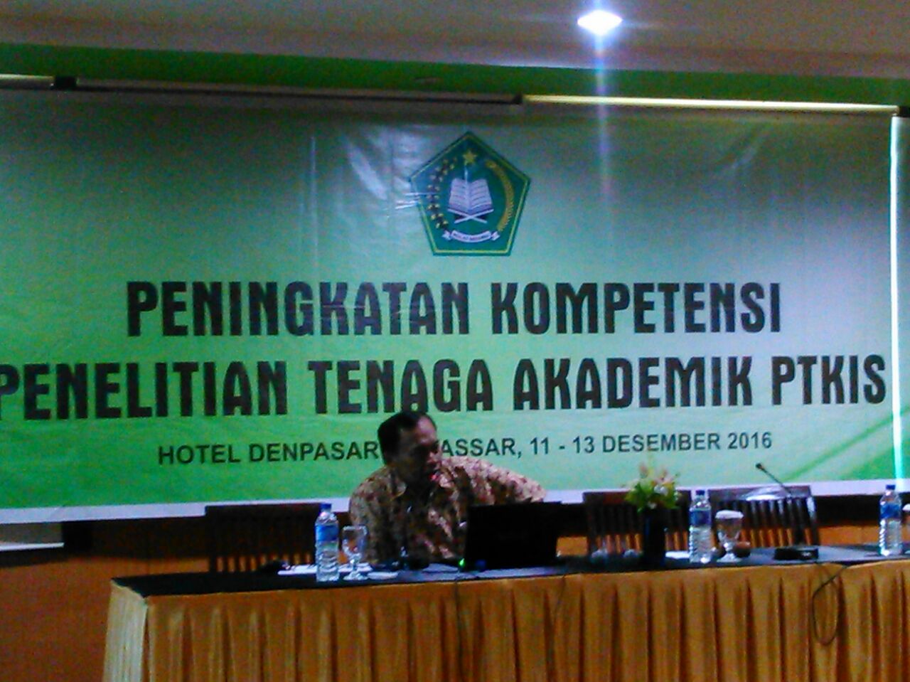 Ketua UPM Hadiri Workshop Peningkatan Mutu Penelitian Dosen PTKIS