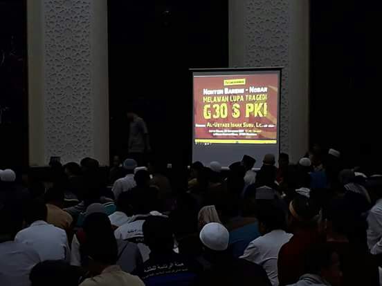 Mahasiswa STIBA Gelar Nobar Film Pengkhianatan G30S PKI