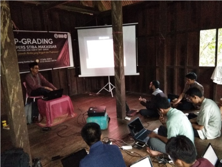 Tingkatkan Mutu dan Wawasan Anggota, UKM Pers STIBA Makassar Adakan Upgrading Perdana