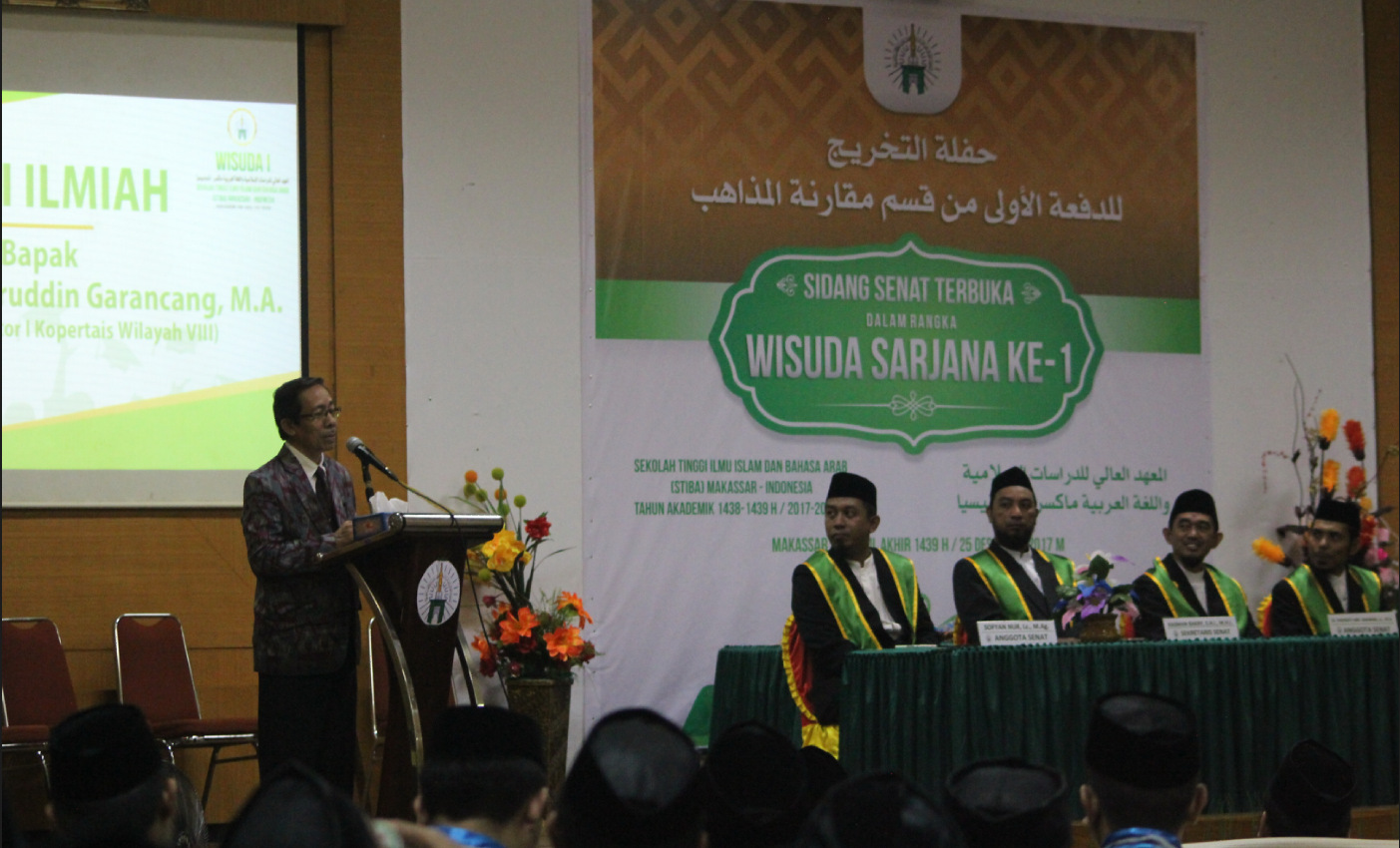 Wakor I Kopertais Bawakan Orasi di Wisuda I STIBA