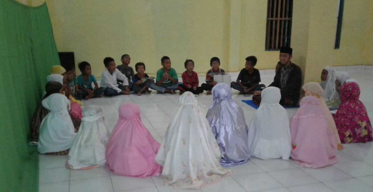 Tiba di Lokasi KKN Nasrul Alfian Dirikan TPA, Kini Santrinya 40-an