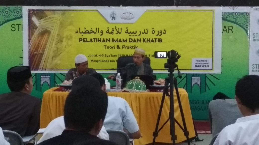 Persiapkan Imam dan Penceramah Handal Selama Ramadhan, Dema STIBA Adakan Pelatihan Imam dan Khotib