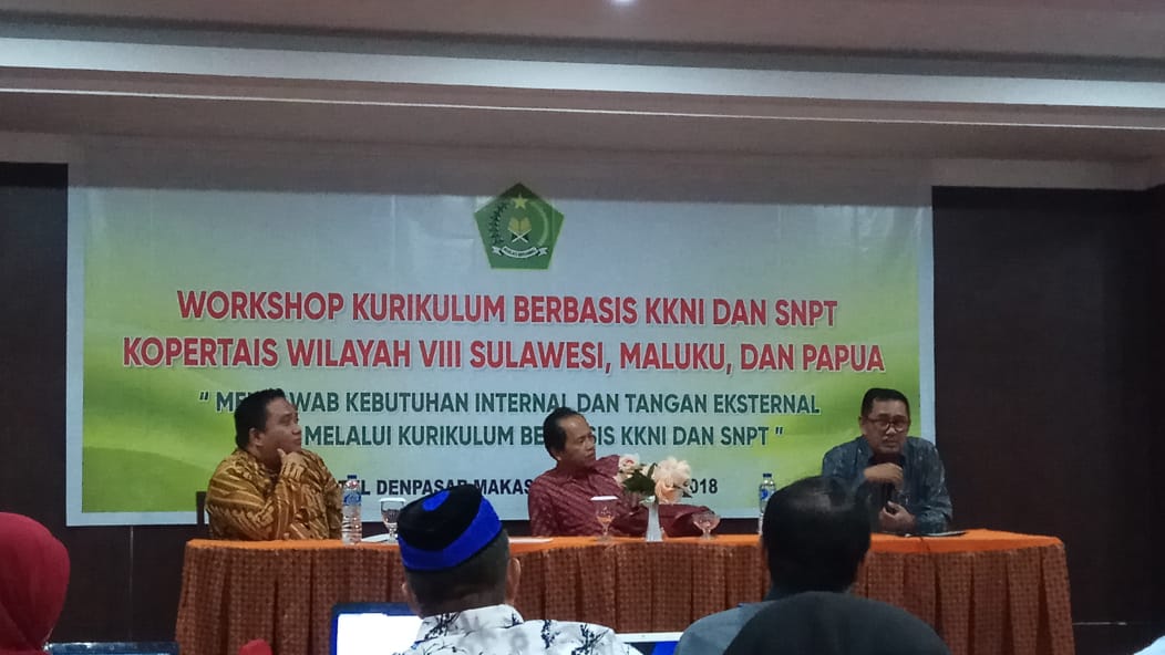 Ustaz Kasman Bakry Hadiri Workshop Kurikulum Berbasis KKNI dan SNPT