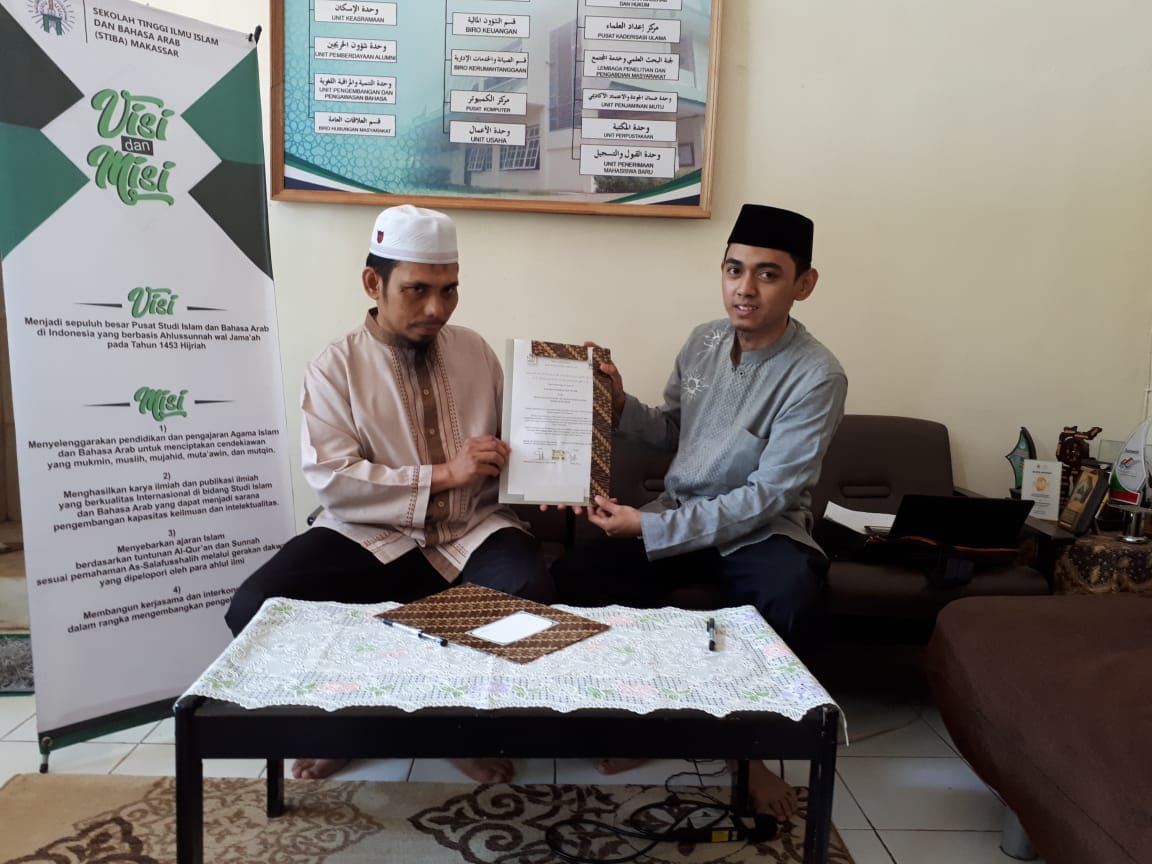 STIBA Makassar Jalin Kemitraan dengan Yayasan Nasehat dan Taujih Bekasi