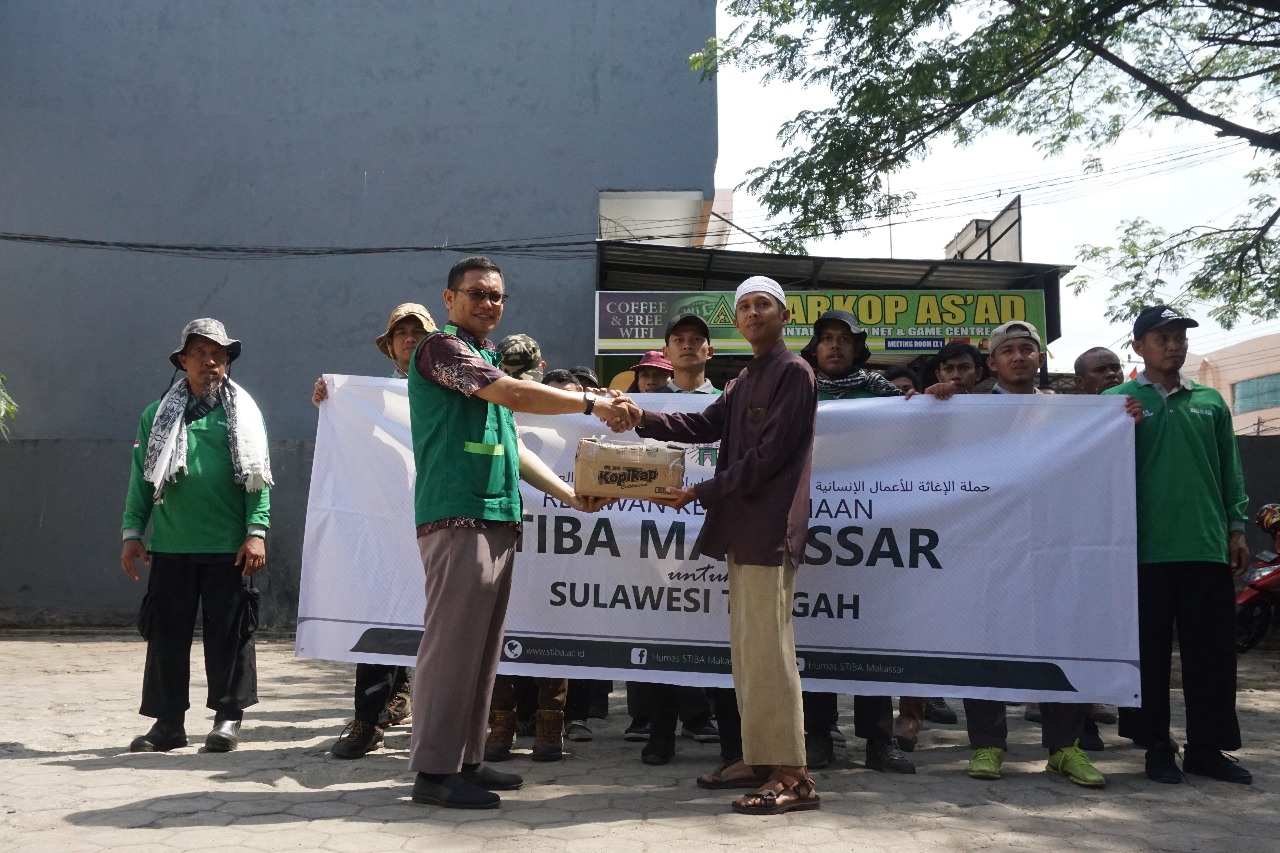 STIBA Serahkan Bantuan Rp 50 Juta ke LAZIS Wahdah, Sebagian Dana untuk Beasiswa Mahasiswa Asal Sulteng