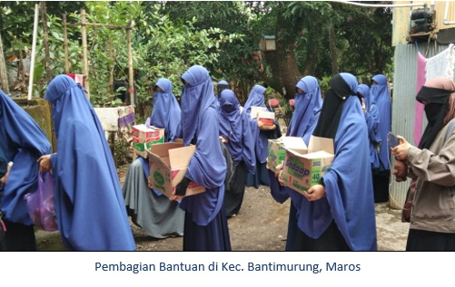 Mahasiswi KKN STIBA Adakan Baksos bagi Warga Terdampak Banjir