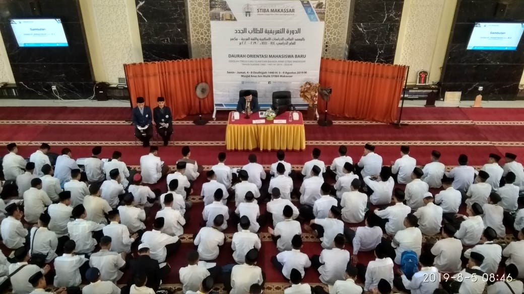 Ketua STIBA Makassar Buka Daurah Orientasi Mahasiswa Baru