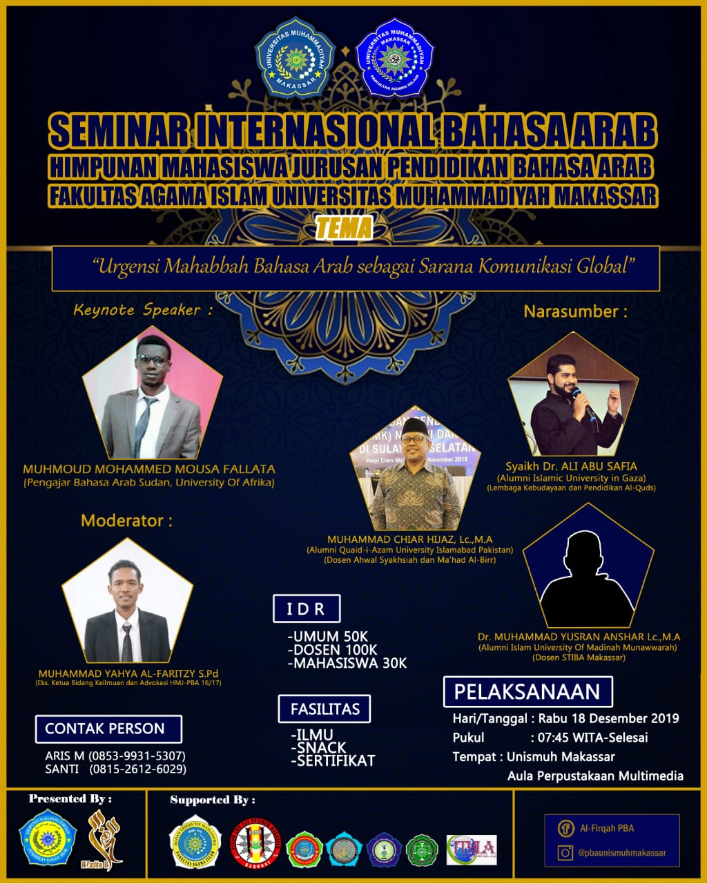 Bahasa Arab Bahasa Terbaik, Ustaz Yusran Ungkap Alasannya dalam Seminar Internasional