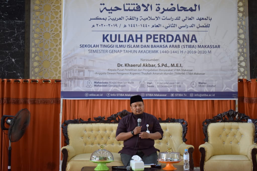 Harapan, Dialog, dan Saling Memahami, Tiga Hal yang Ditekankan Ketua STIBA dalam Kuliah Perdana