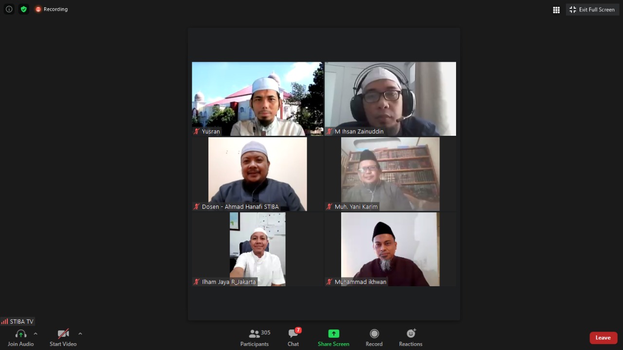 Ustaz Zaitun Rasmin hingga Tujuh Ketua STIBA dari Masa ke Masa Hadiri Reuni Virtual Alumni STIBA
