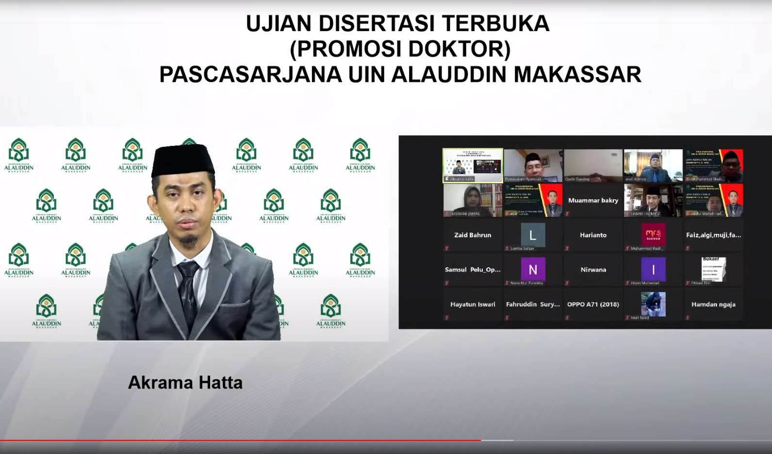 Teliti Pemikiran Muhammad Syahrur tentang Batasan Pakaian, Ustaz Akrama Hatta Raih Gelar Doktor