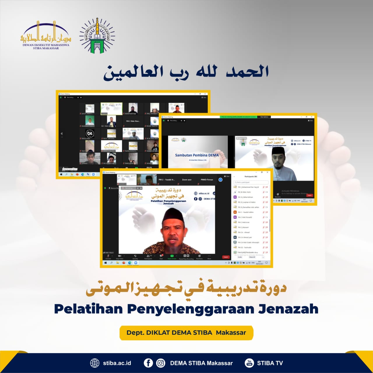 Departemen Diklat DEMA Gelar Pelatihan Penyelenggaraan Jenazah