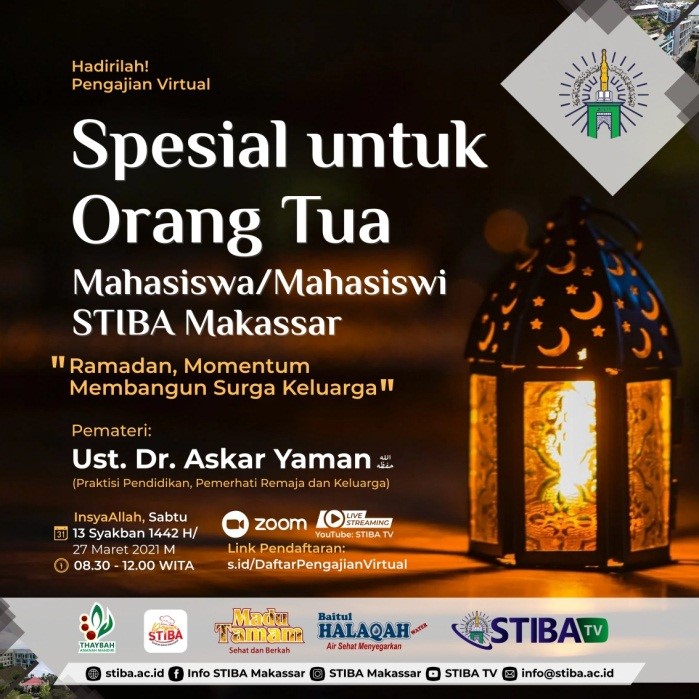 Gelar Pengajian Khusus Orang Tua Mahasiswa, Ketua Sampaikan Peran Urgen Orang Tua dalam Wujudkan Visi Misi