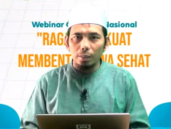 Narasumber Webinar Olahraga Nasional, Ustaz Yusran Anshar Jelaskan Aturan dan Hukum Olahraga