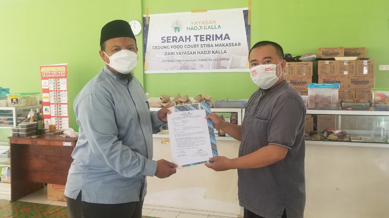 Yayasan Hadji Kalla dan STIBA Makassar Serah Terima Gedung Food Court