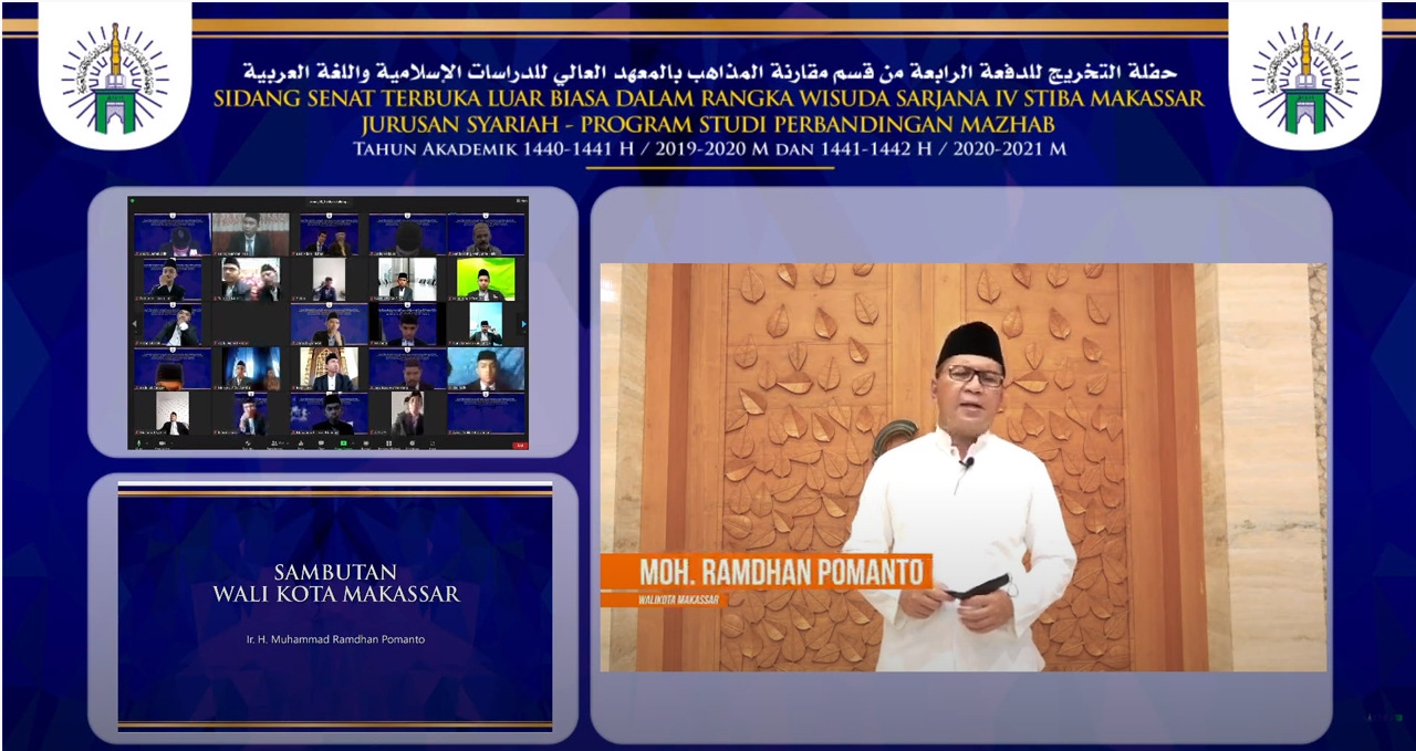 Walikota Makassar Ajak Peserta Wisuda IV STIBA Makassar Kawal Kota Makassar Tetap di Jalan Lurus