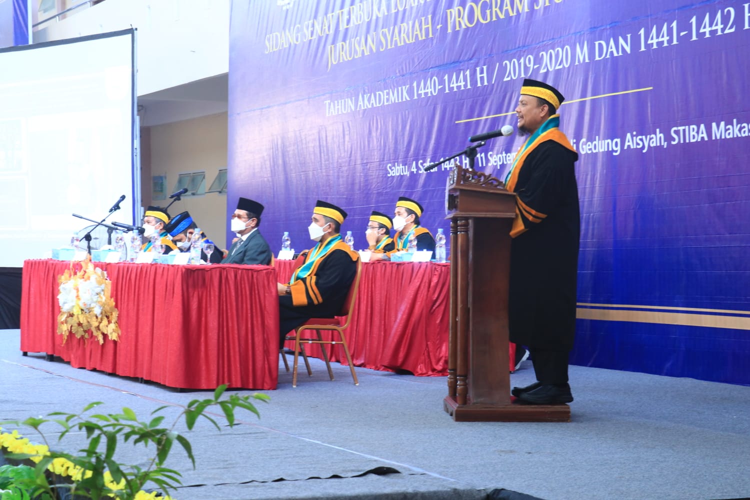 482 من خريجي المعهد العالي للدراسات الإسلامية واللغة العربية بمكسر (STIBA) يشاركون في حفلة التخريج للدفعة الرابعة بطريقتين افتراضية و واقعية (hybrid)