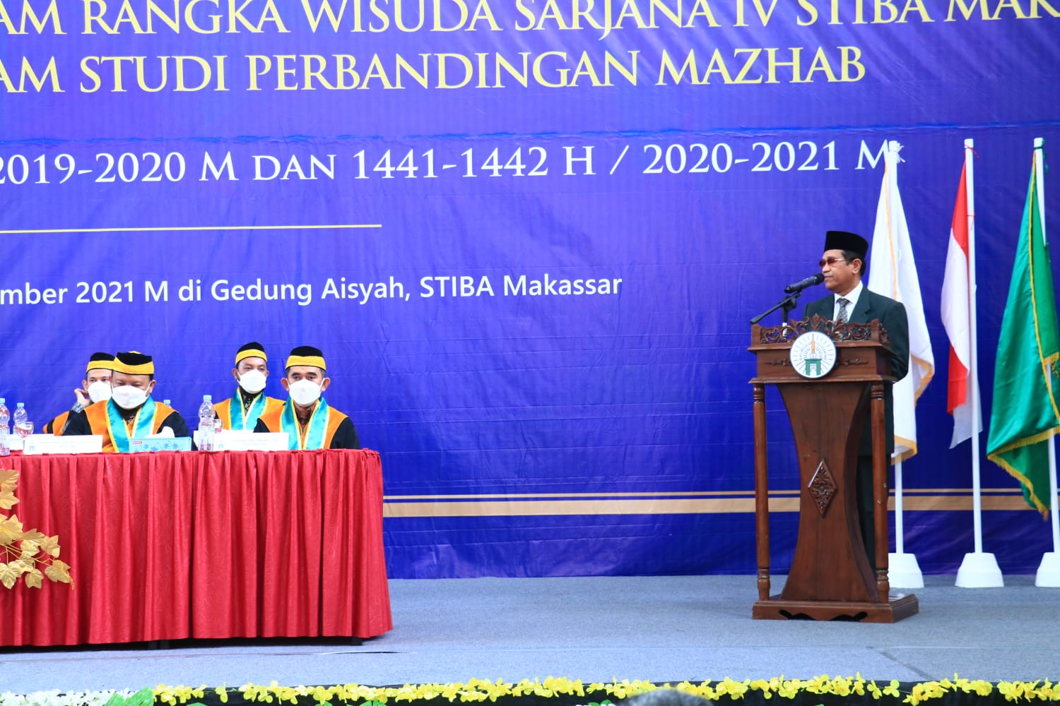 Bawakan Orasi Ilmiah di Wisuda IV STIBA Makassar, Wakor Kopertais Wil. VIII Angkat Tema Kearifan Lokal Ulama Bugis Makassar dan Tantangan Dakwah Masa Depan