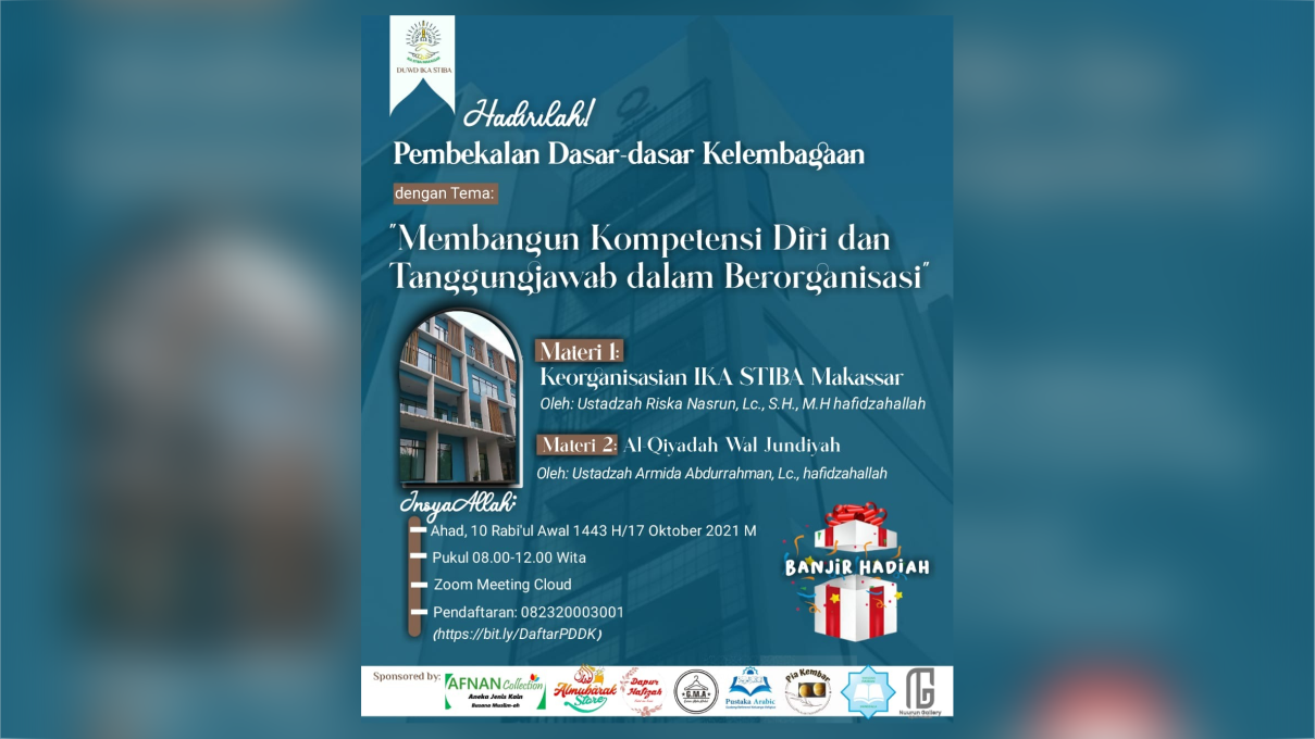 Pengorganisasian Dibutuhkan dalam Dakwah, IKA Putri STIBA Adakan Pembekalan Dasar Kelembagaan