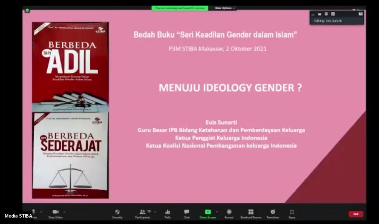 Bedah Buku tentang Kesetaraan Gender, STIBA Publishing Hadirkan Guru Besar Bidang Ketahanan dan Pemberdayaan Keluarga