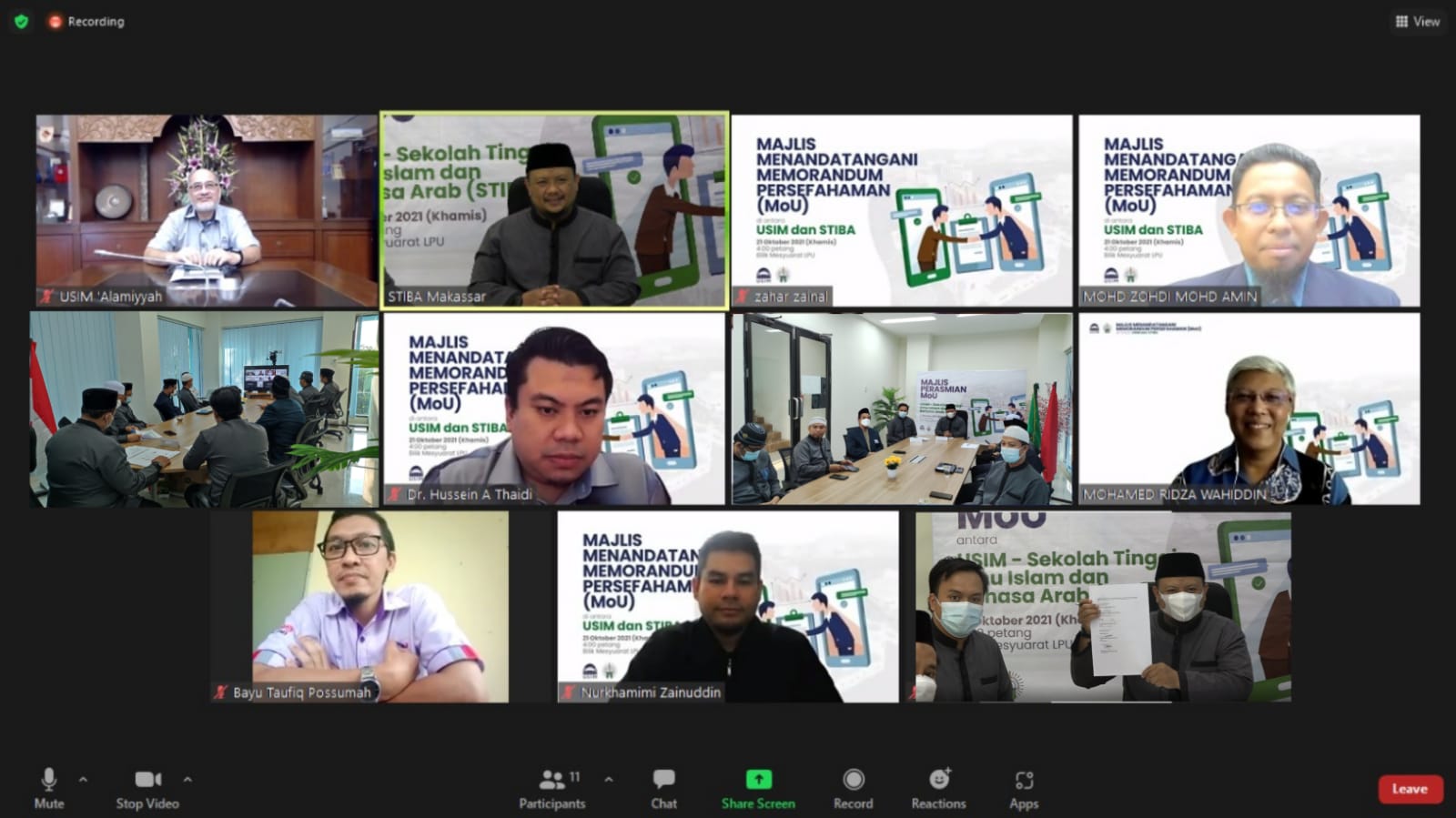 Perluas Kerja Sama Luar Negeri, STIBA Makassar-USIM Malaysia Tanda Tangani MoU