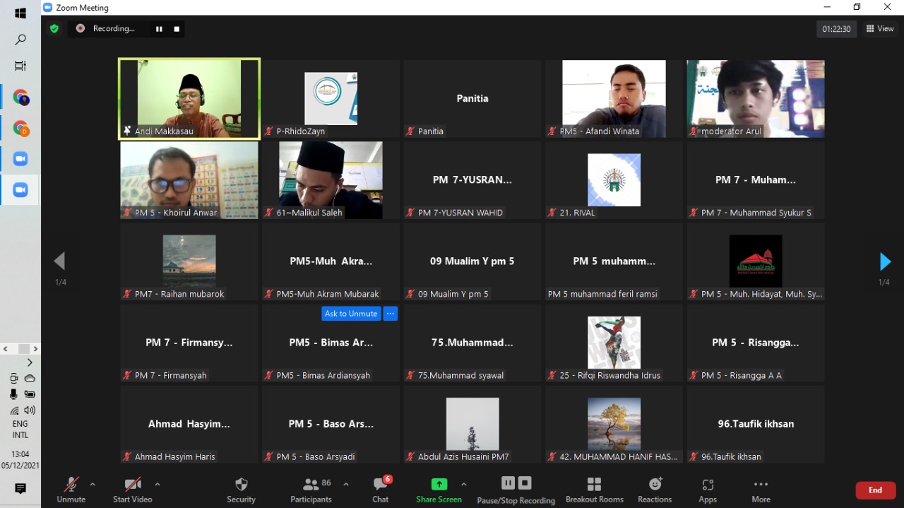 Bagian Kegiatan Kemahasiswaan Adakan Daurah Kenaikan Marhalah Tarbiah