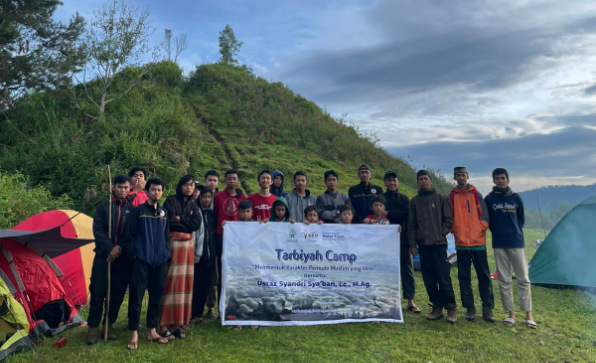 Diikuti Pemuda Desa, Mahasiswa KKN STIBA Gelar Tarbiyah Camp