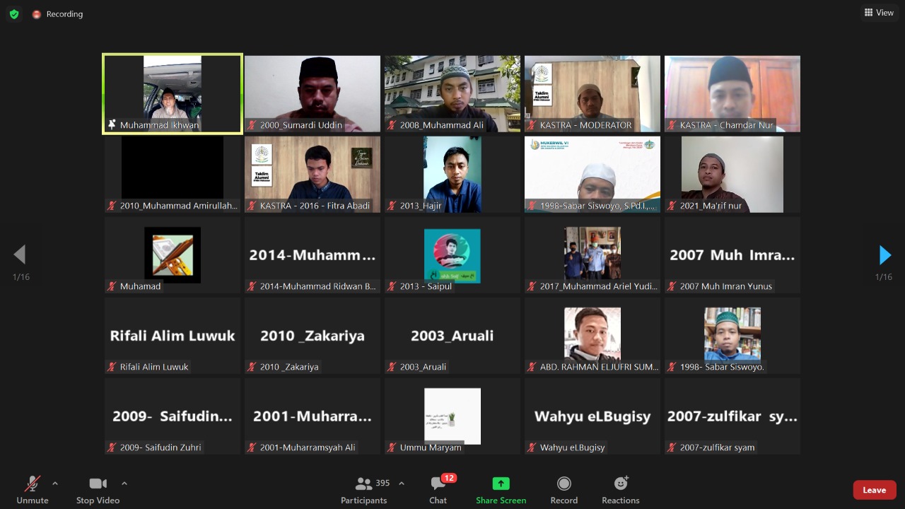 Hadirkan Dua Mantan Ketua STIBA, Ikatan Alumni Gelar Taklim Bertema Tegar di Jalan Dakwah