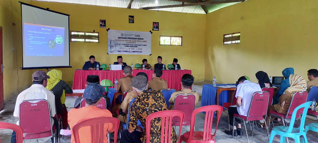 Hadiri Pemaparan Program Kerja Mahasiswa KKN, Tokoh Masyarakat Desa Sicini Sampaikan Aspirasi Warga