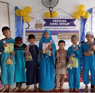 Diikuti TK TPA se-Kelurahan Batua, Mahasiswi KKN Sukses Gelar Festival Anak Shalih