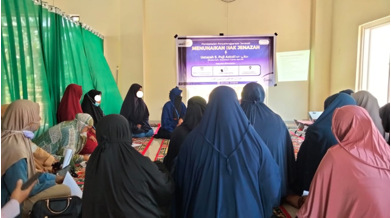 Serentak di Enam Kelurahan, Mahasiswi KKN Selenggarakan Pelatihan Penyelenggaraan Jenazah