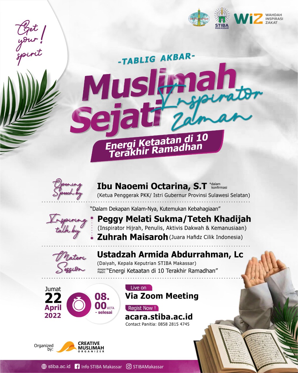 Targetkan 10 Ribu Peserta, STIBA Adakan Tablig Akbar Spesial Muslimah