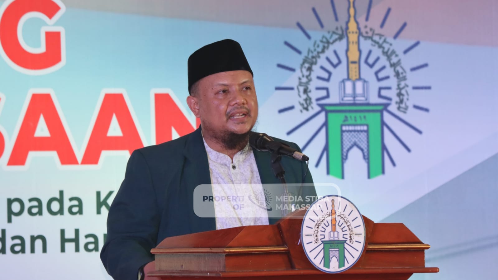 National Dialogue, Head of STIBA Makassar Affirms Institutional Contribution and Wahdah Islamiyah Strengthens National and Religious Spirit