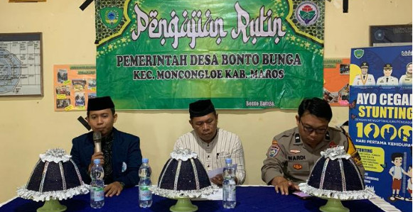 Mahasiswa KKN STIBA Makassar Berikan Materi Pengajian di Desa Bonto Bunga, Begini Komentar Bhabinkamtibmas