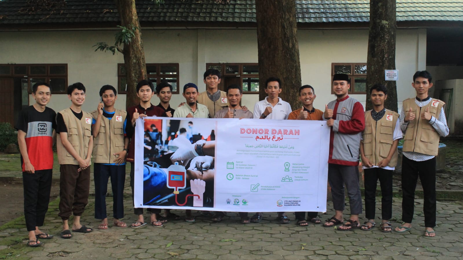 The Health Student Association (UKM Kesehatan) of STIBA Makassar and the South Sulawesi Blood Transfusion Unit (UTD) Successfully Held a Blood Donation Event at Two Locations
