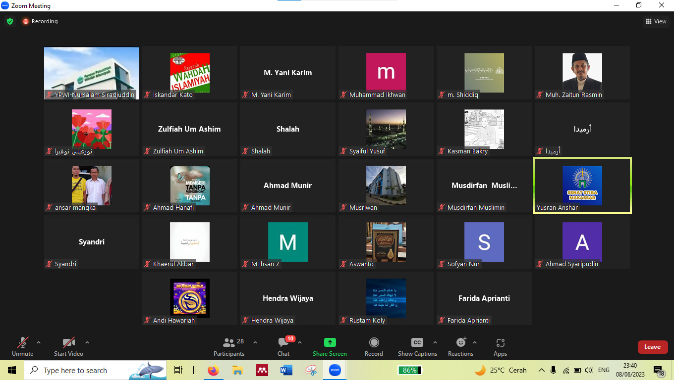 The Deliberation of the Senate of STIBA Makassar Appoints the New Chairman of STIBA and the Chairman of the Senate, Any New Faces?