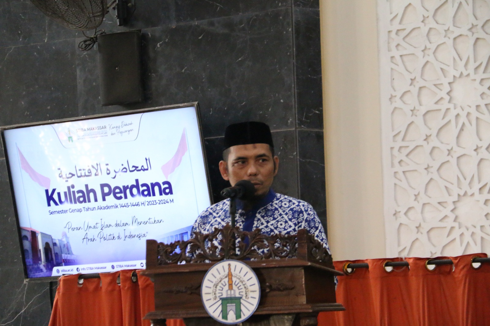 Facing the Elections, Senate Chairman Encourages STIBA Makassar Students to Vote Wisely, Discusses the Leadership Story of Prophet Ibrahim
