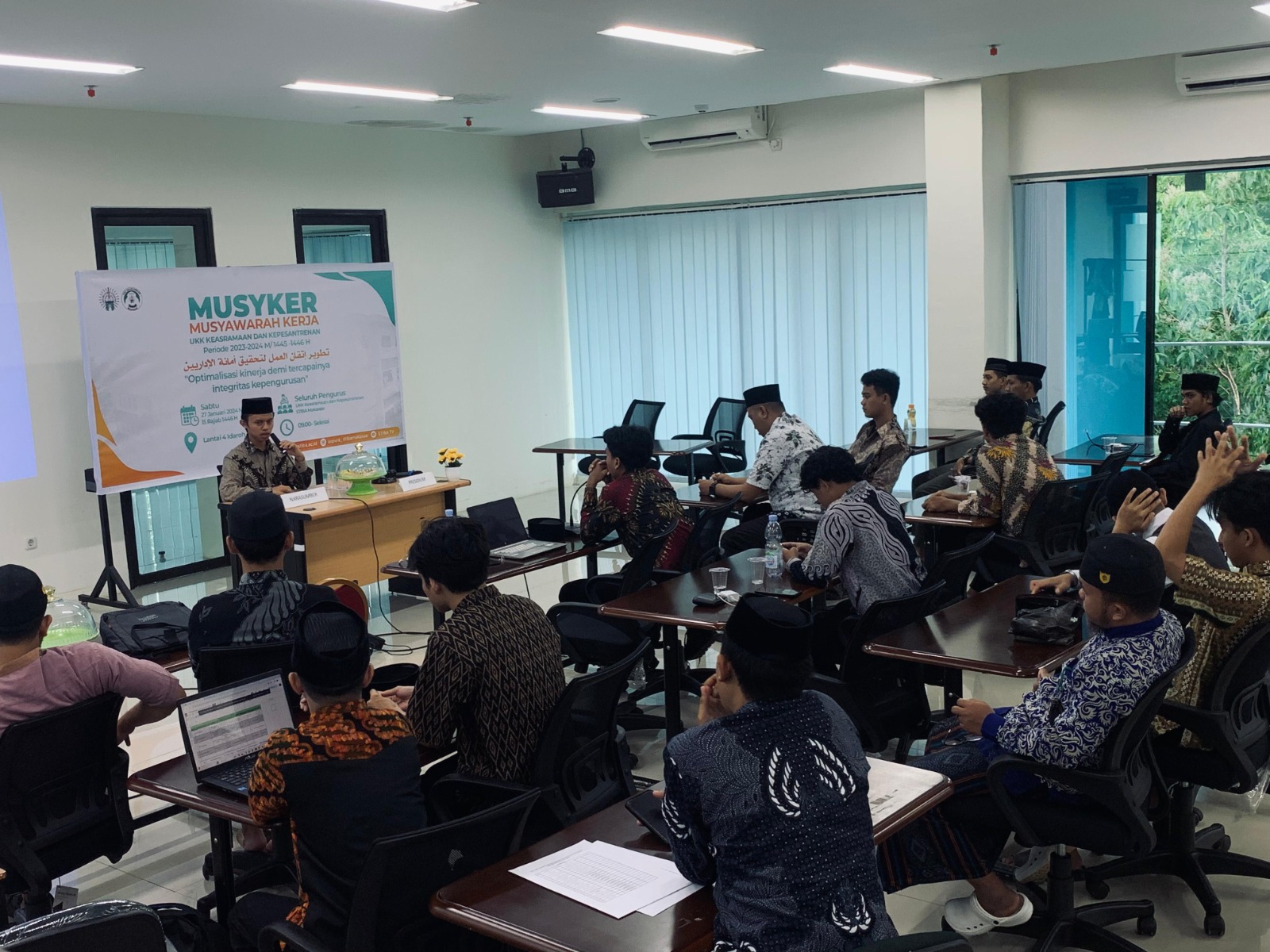 Siap Hadapi Semester Baru, UKK Keasramaan dan Kepesantrenan STIBA Gelar Musker