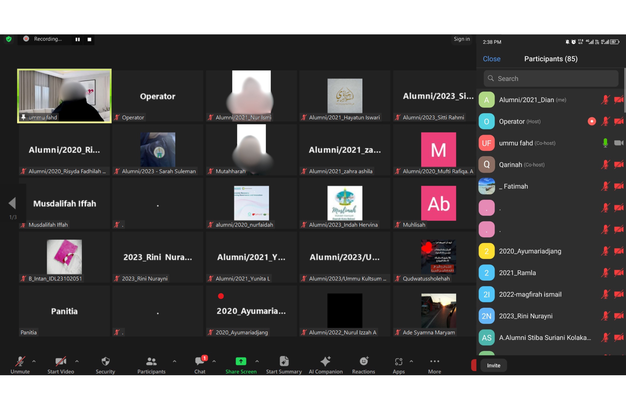 Taklim Alumni IKA Putri STIBA Makassar Kupas Kesempurnaan Islam dalam Akhlak Muslimah