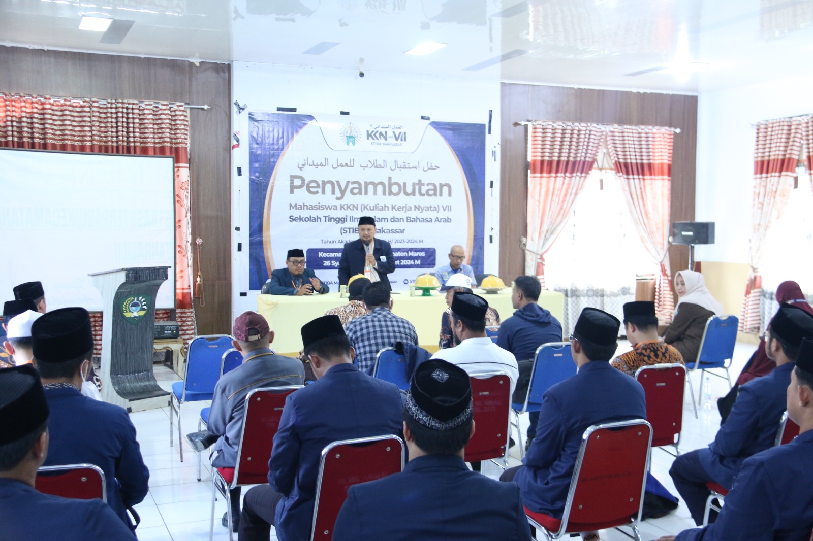 Tanralili Subdistrict Government Warmly Welcomes Hundreds of STIBA Makassar Community Service Students