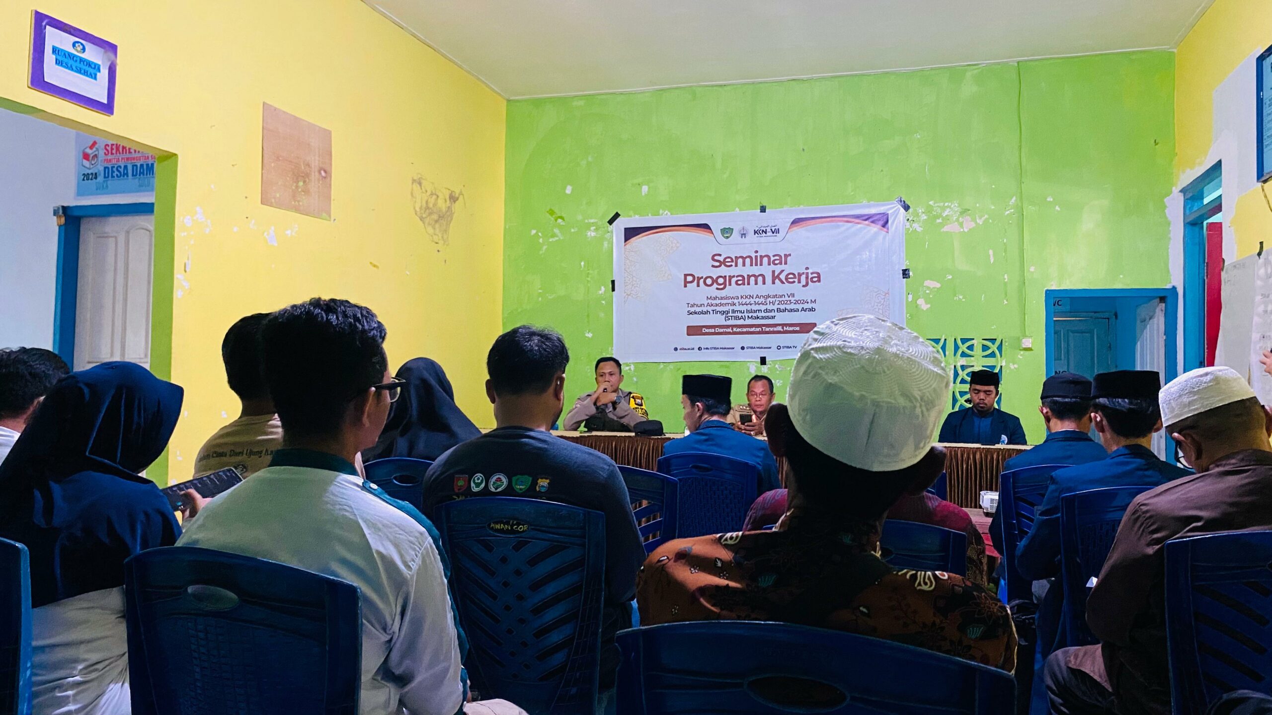 KKN VII STIBA Makassar di Desa Damai, Siap Menebar Damai dengan Dakwah dan Pendidikan